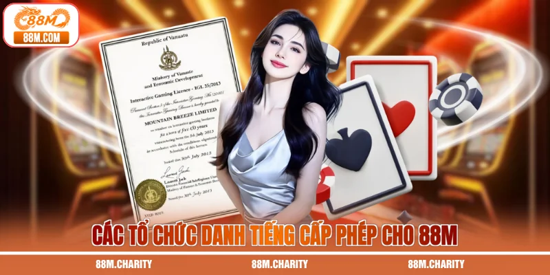 Các tổ chức danh tiếng cấp phép cho 88M