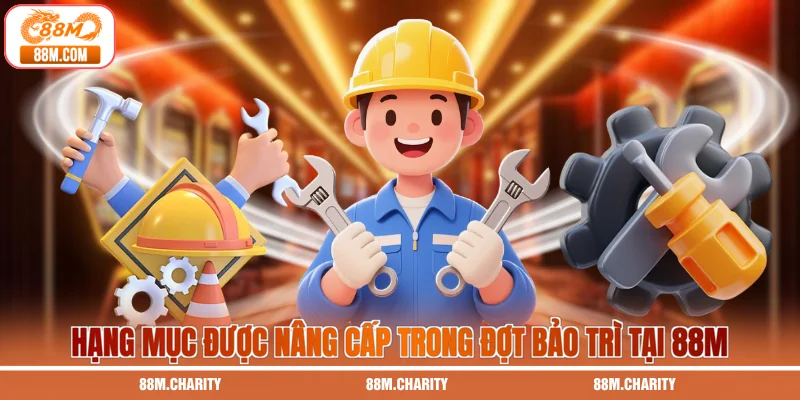 Hạng mục được nâng cấp trong đợt bảo trì tại 88M